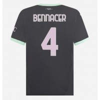 AC Milan Ismael Bennacer #4 Tretí futbalový dres 2024-25 Krátky Rukáv